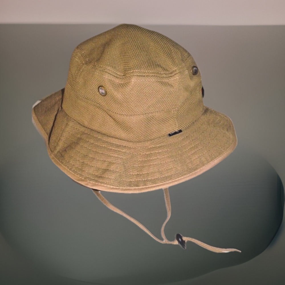 BROWN BLANK AUTHENTIC NWT FISHING BUCKET SMALL/MEDIUM HAT BY ZEPHYR